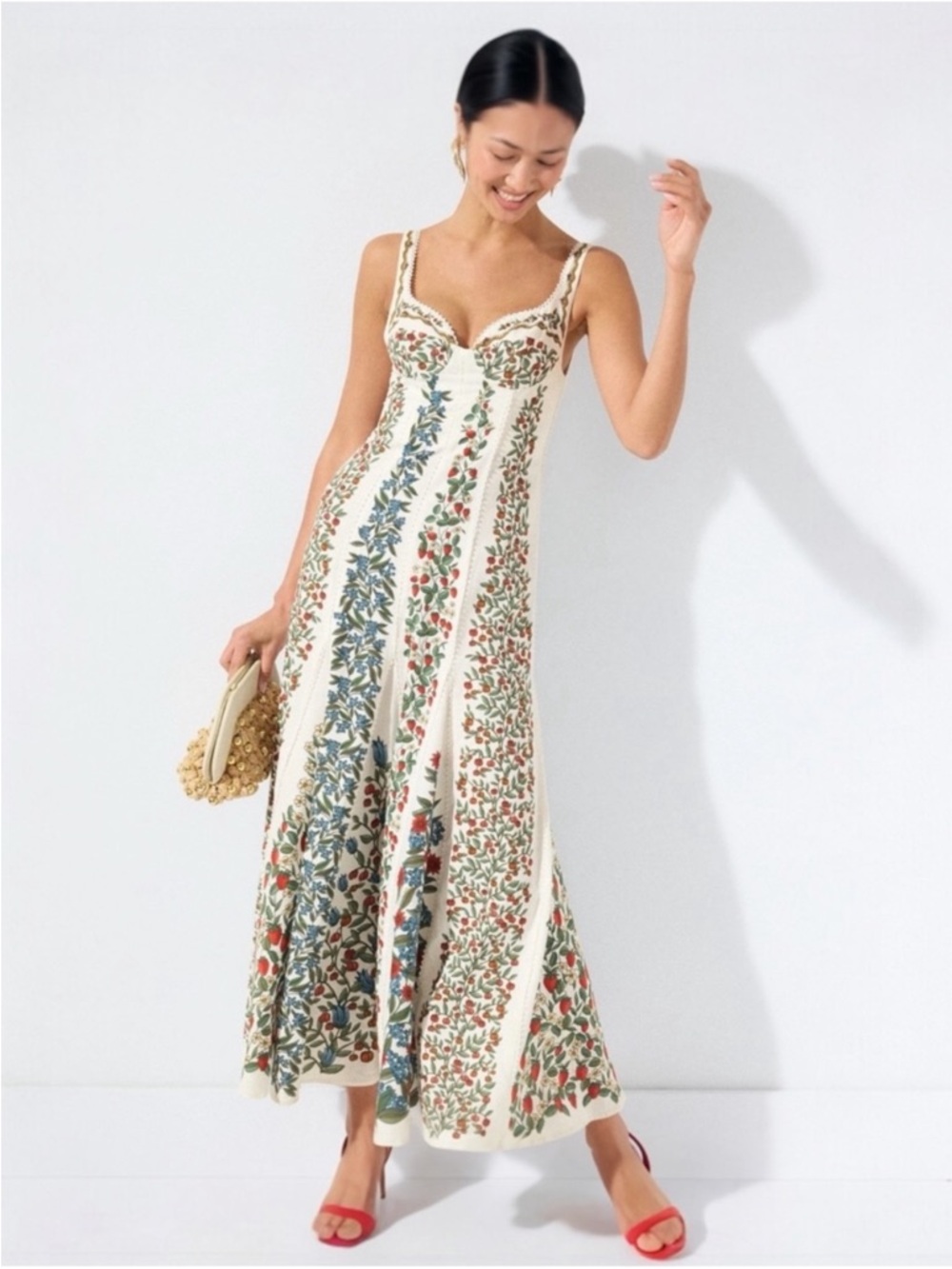 Farm Rio Fruit Beauty Cocktail Maxi Dress